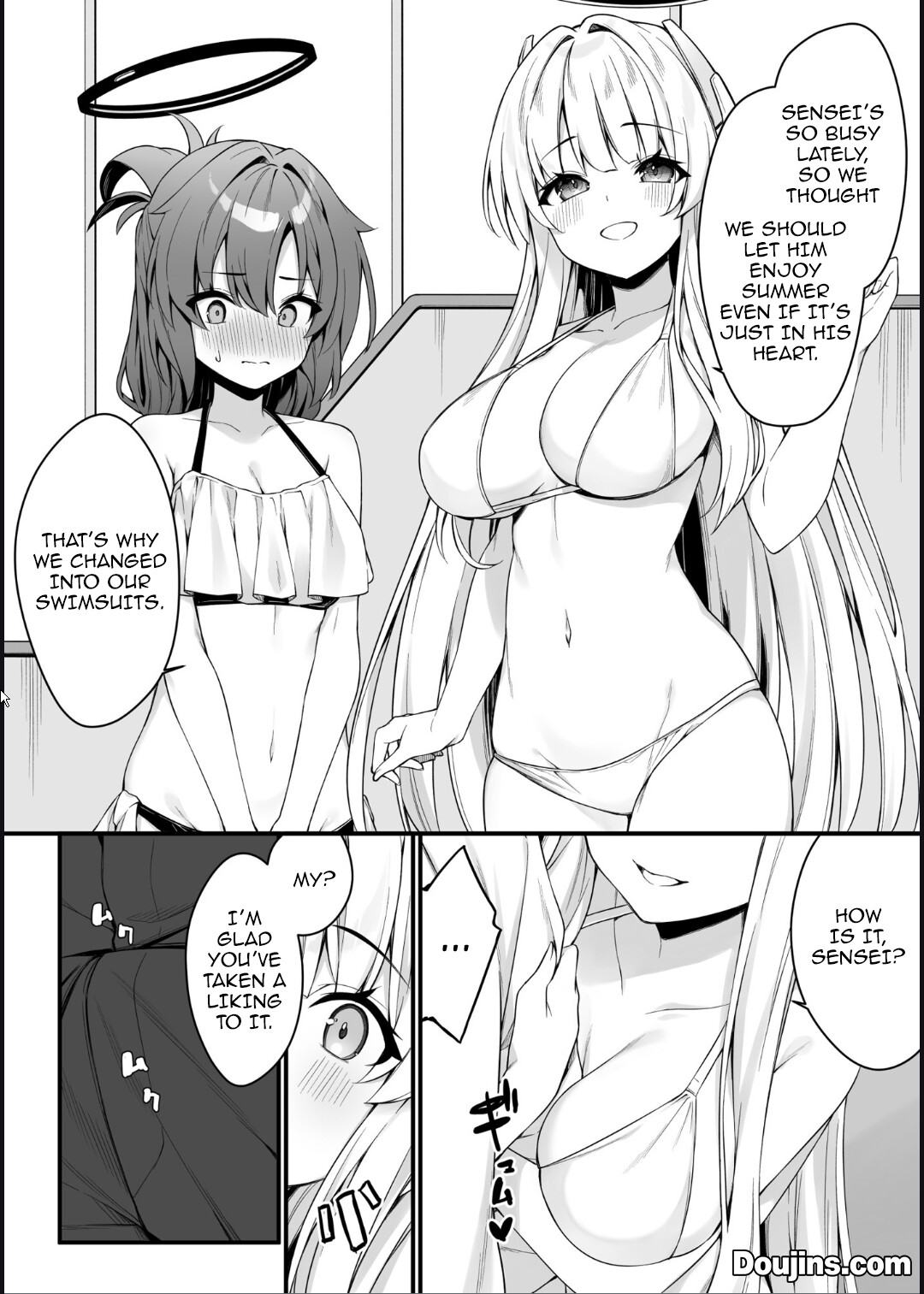 Hentai Manga Comic-Yuuka and Noa's Endless Summer-Read-10
